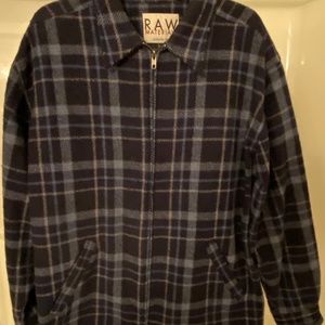 Heavy Zip-Up Front Flannel Jacket